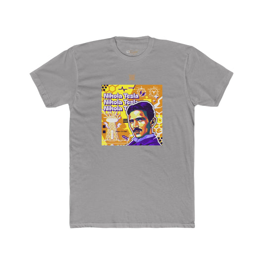 Nikola Tesla Educational QR Code T-Shirt - Adult Unisex (XS-5XL*)