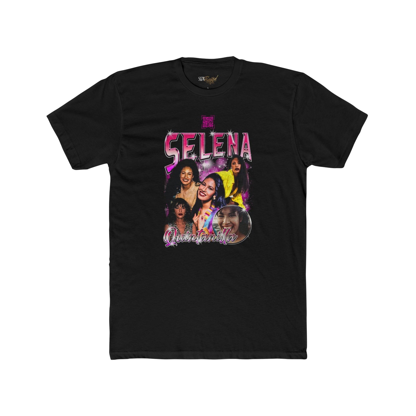 Selena Quintanilla-Perez Educational QR Code T-Shirt - Adult Unisex (XS-5XL)