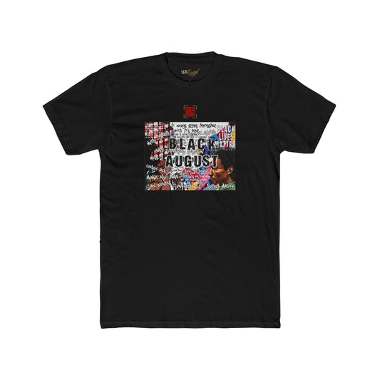 Black August Educational QR Code T-Shirt - Adult Unisex (XS-5XL)