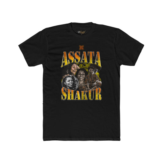 Assata Shakur - Interactive QR Code Educational Adult Unisex T- Shirt
