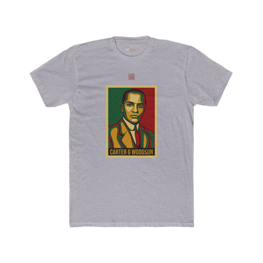Carter G. Woodson Educational QR Code T-Shirt - Adult Unisex (XS-5XL)